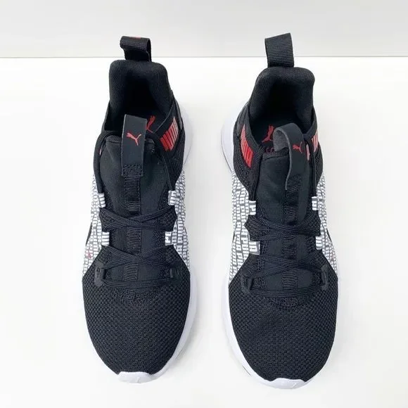 Puma Soft Foam Optimal Comfort Black Sneaker Shoes Size Youth 5.5 / Woman’s 7 - Picture 2 of 14